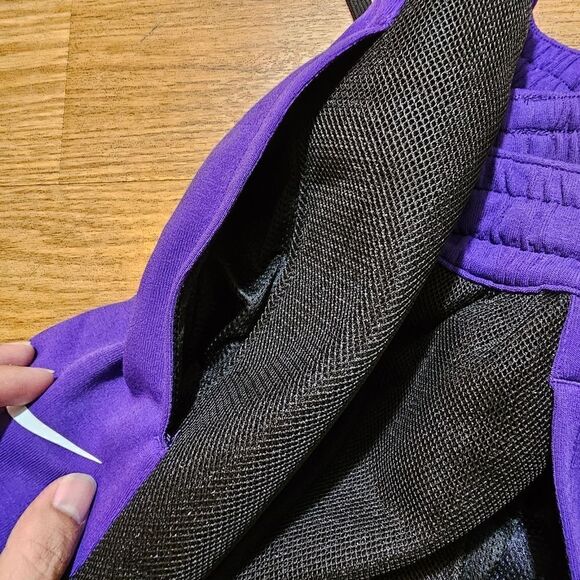 Nike Showtime Lakers Basketball Pants Joggers Purple Black Men's Medium M Tech - Picture 11 of 13